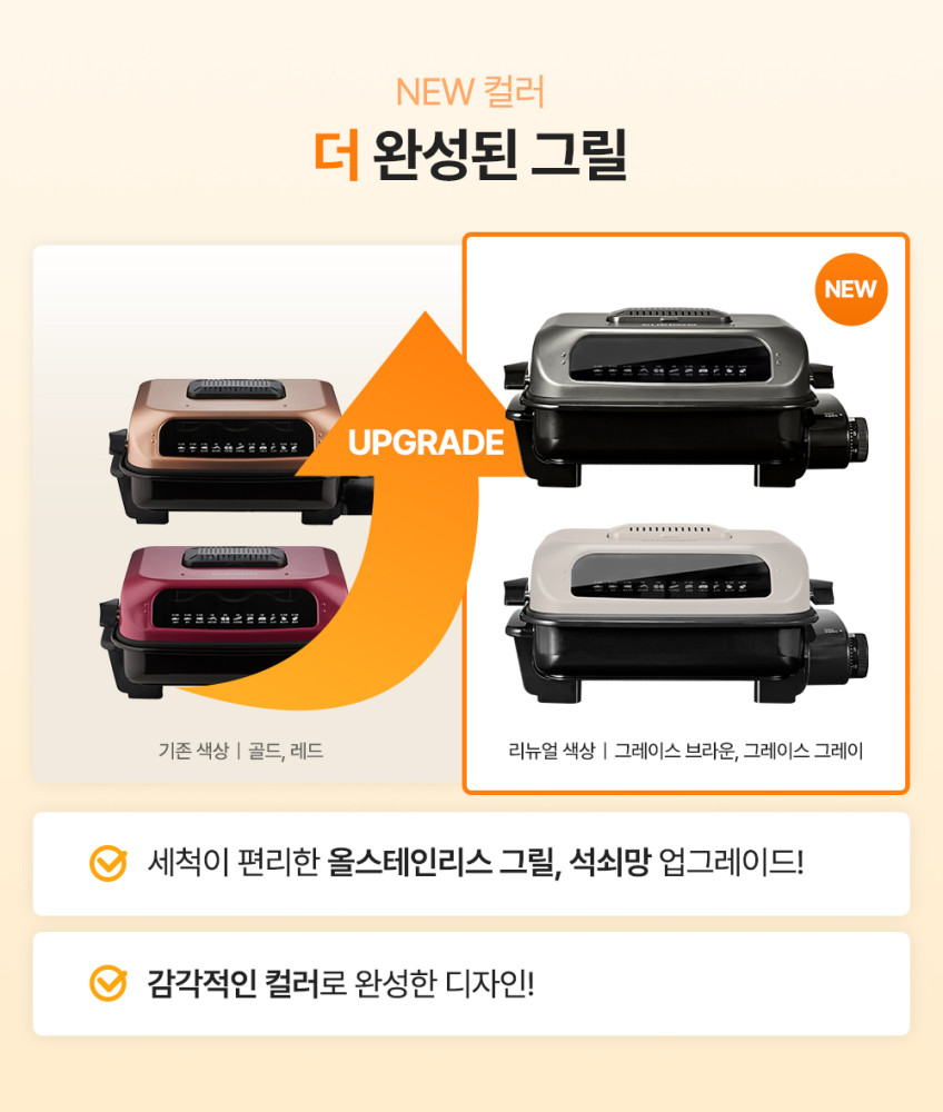 쿠쿠 냄새 연기 걱정없는 양면 멀티 그릴 생선구이기 CFR-332GB 판매처 상세 정보 이미지 2