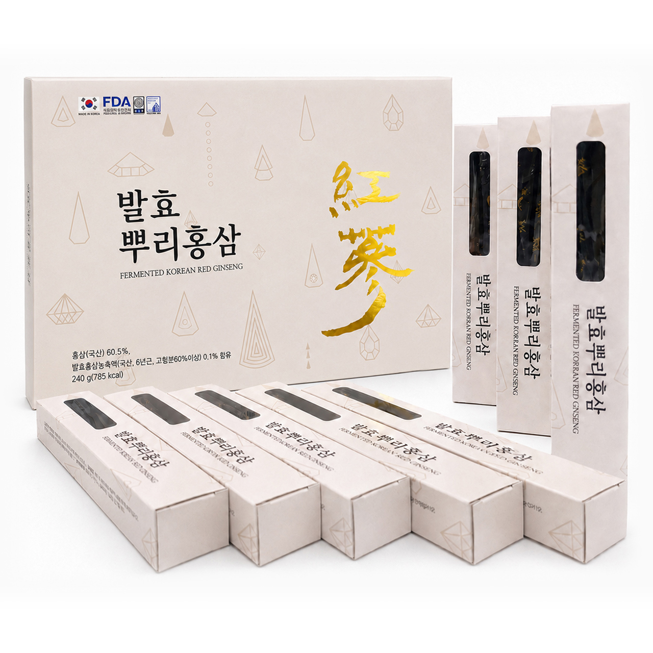 (3330) 발효 고려홍삼정과 240g - 상품 이미지