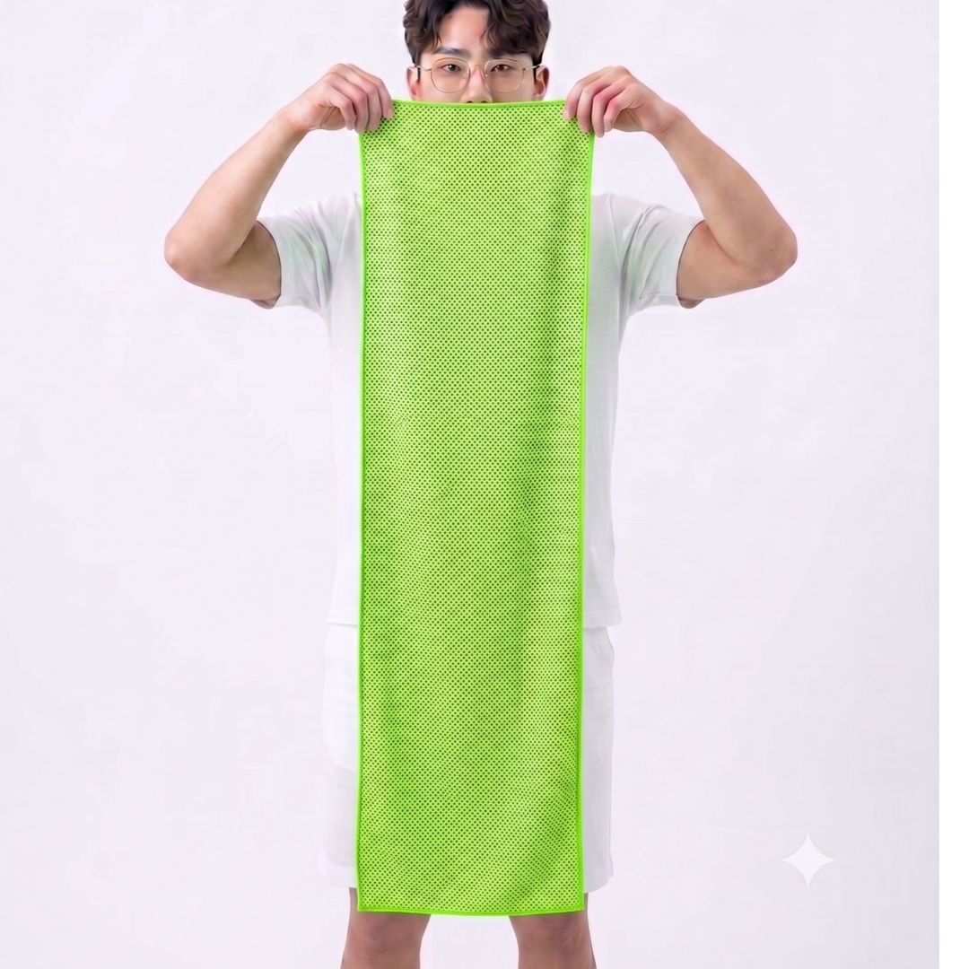 쿨링타올 여름 목수건 쿨 냉감 목도리 목아이스팩 105cm - 상세 이미지 4