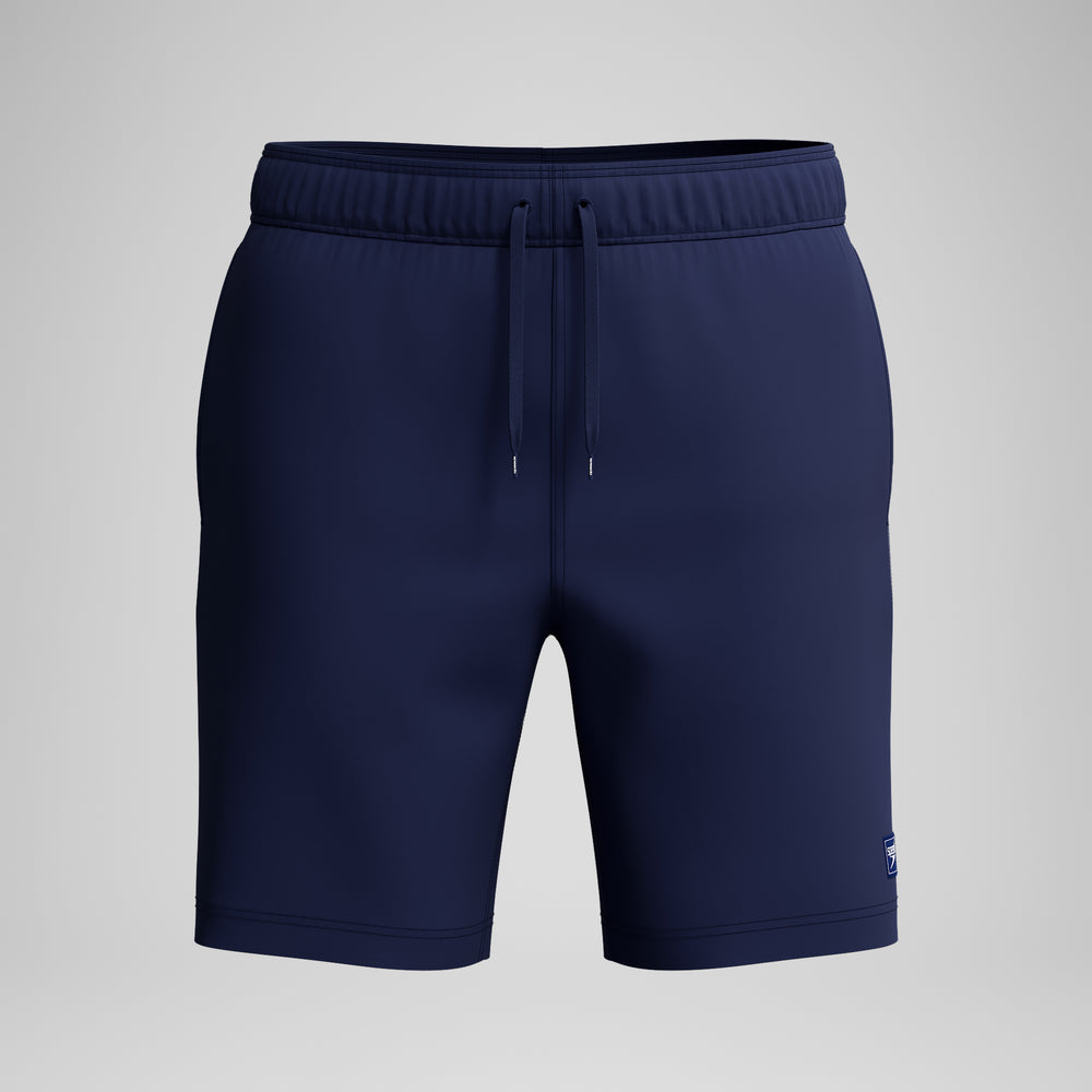 스피도 남성 솔리드 발리 트렁크 반바지 수영복 Navy, 2XL - 상세 이미지 5