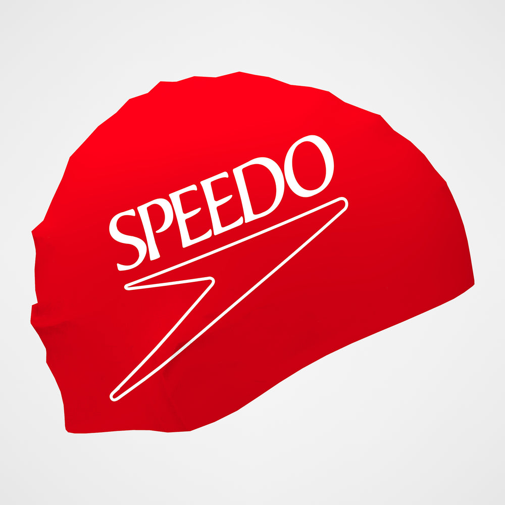 스피도 유니섹스 프린트 실리콘 수모 Speedo Red/White - 상품 이미지
