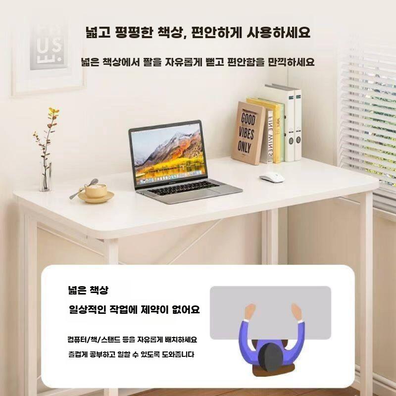 바퀴달린 접이식책상 사이드테이블 슬림 테이블 사이드 책상 80x40cm 0x0x0cm - 상세 이미지 3