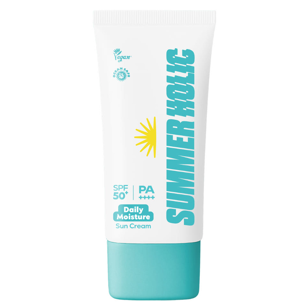 썸머홀릭 데일리 모이스처 선크림 비건 SPF50+ PA++++ 50ml, 1개 - 상품 이미지