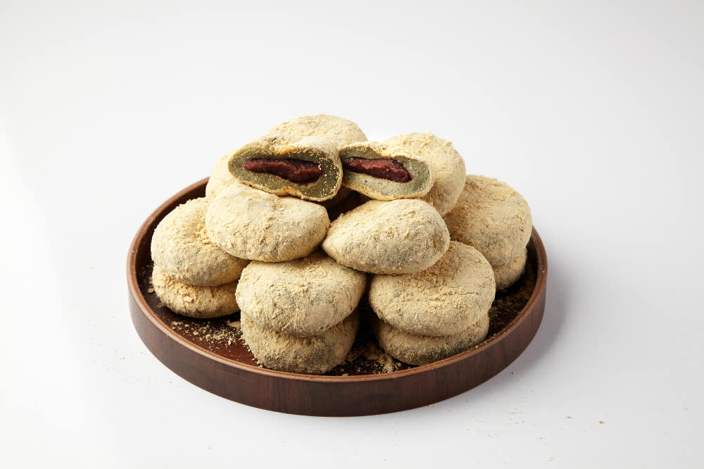곰취 찹쌀떡 모찌 720g 식사대용 개별포장떡 굳지않는 떡 - 상품 이미지