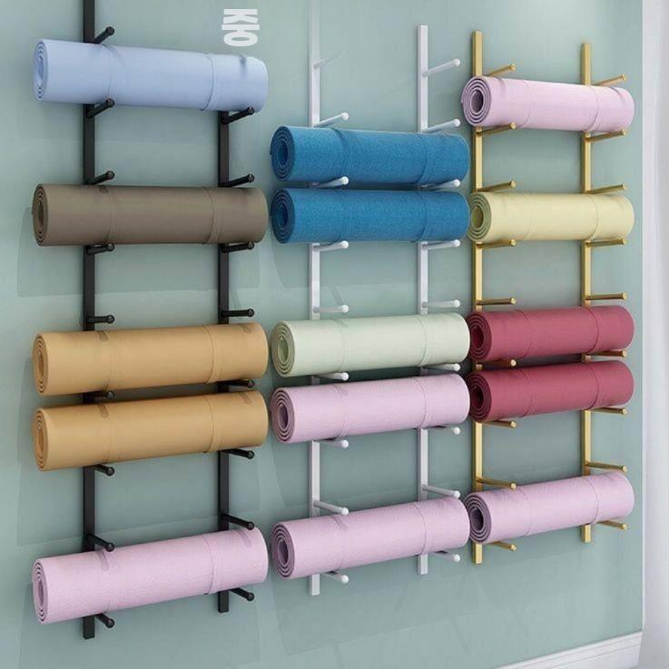 요가매트걸이 벽걸이 매트 보관대 수납 걸이대 걸이 6단 - 상세 이미지 2