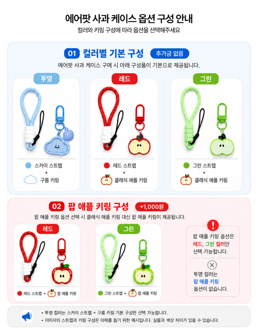 사과 에어팟케이스 정품 에어팟4 케이스 애플 이어폰 4세대 커버 젤리 투명 키링 판매처 상세 정보 이미지 3