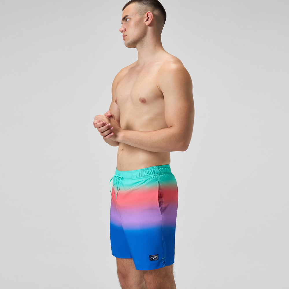 스피도 남성 프린트 르돈도 엣지 발리 트렁크 반바지 수영복 Multi-color, 2XL - 상세 이미지 3