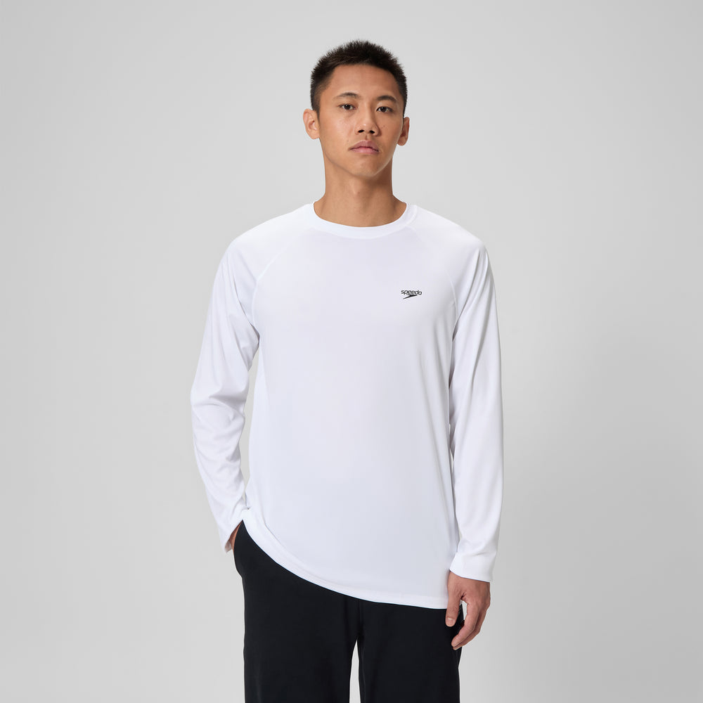 스피도 남성 이지 롱슬리브 래쉬가드 긴팔 티셔츠 White - 상품 이미지