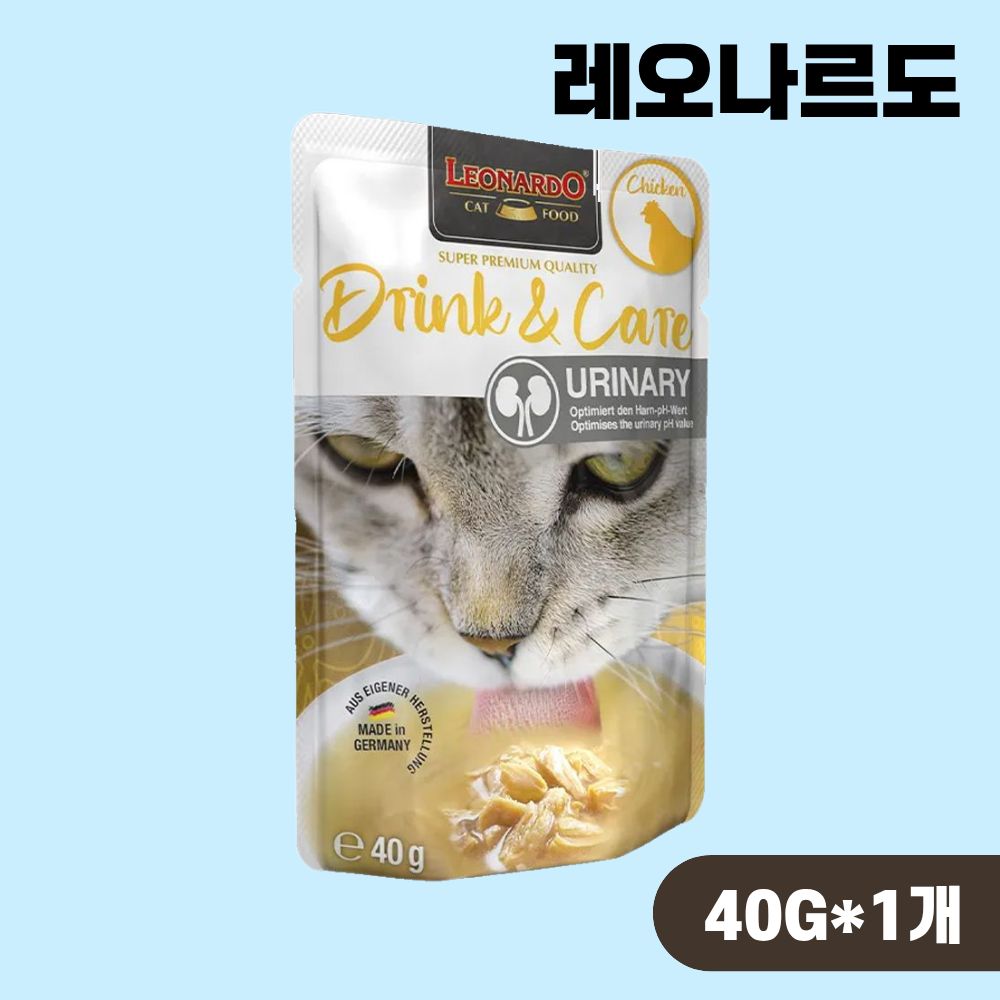 레오나르도 순수생육 드링크 유리너리 치킨, 40g, 1개 - 상품 이미지