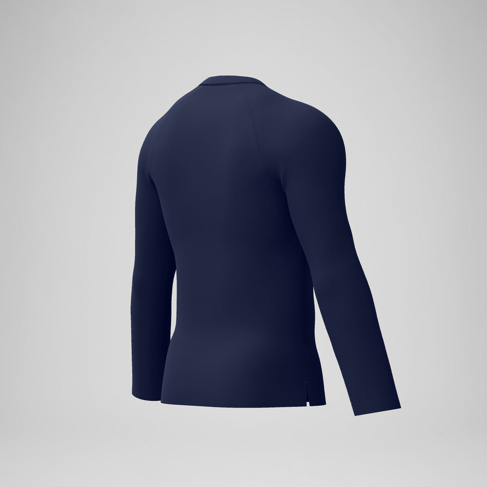 스피도 남성 붐 솔리드 롱슬리브 래쉬가드 긴팔 티셔츠 Peacoat, 2XL 이미지 7