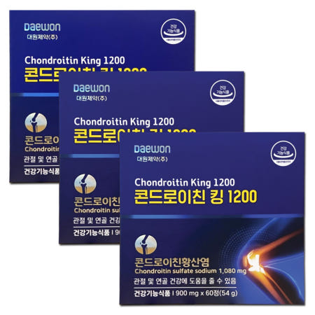 대원제약 콘드로이친 킹 1200 60정 3박스