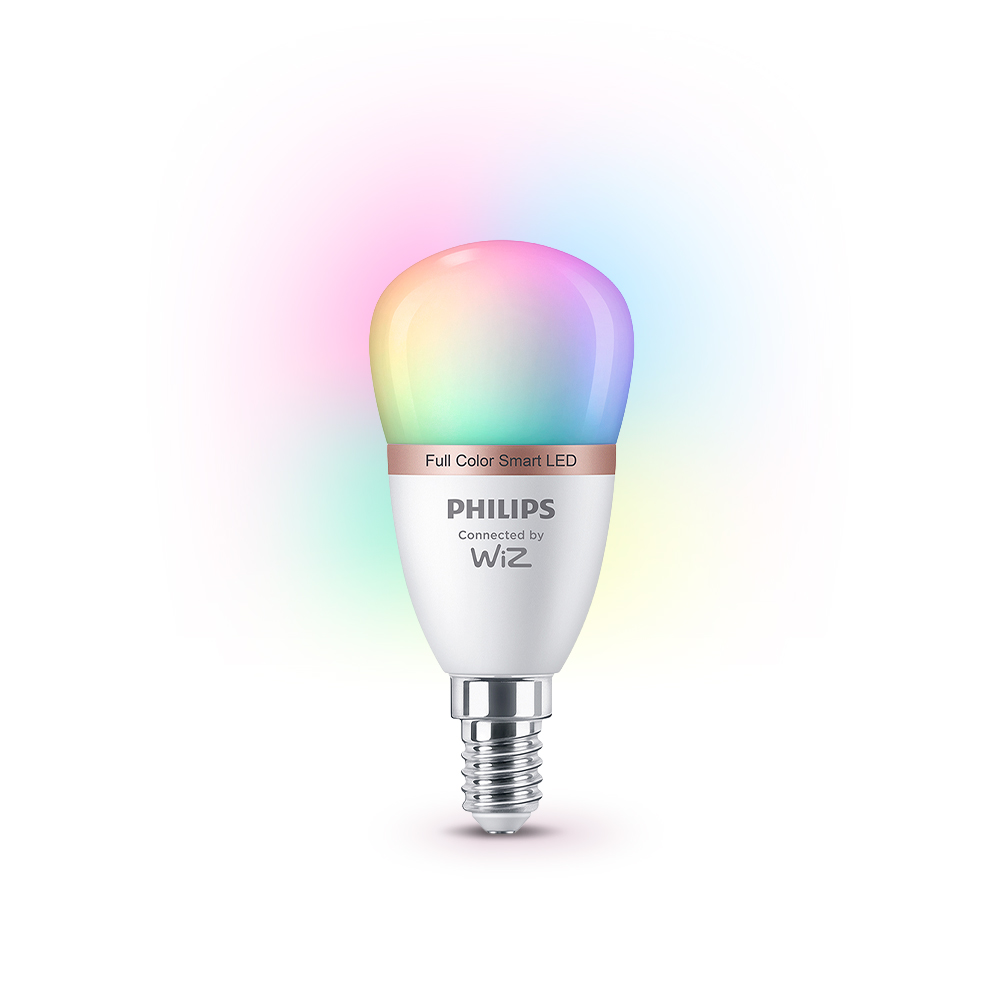 필립스 위즈 컬러 앰비언스 E14 LED 스마트 전구 4.5W - 상세 이미지 4
