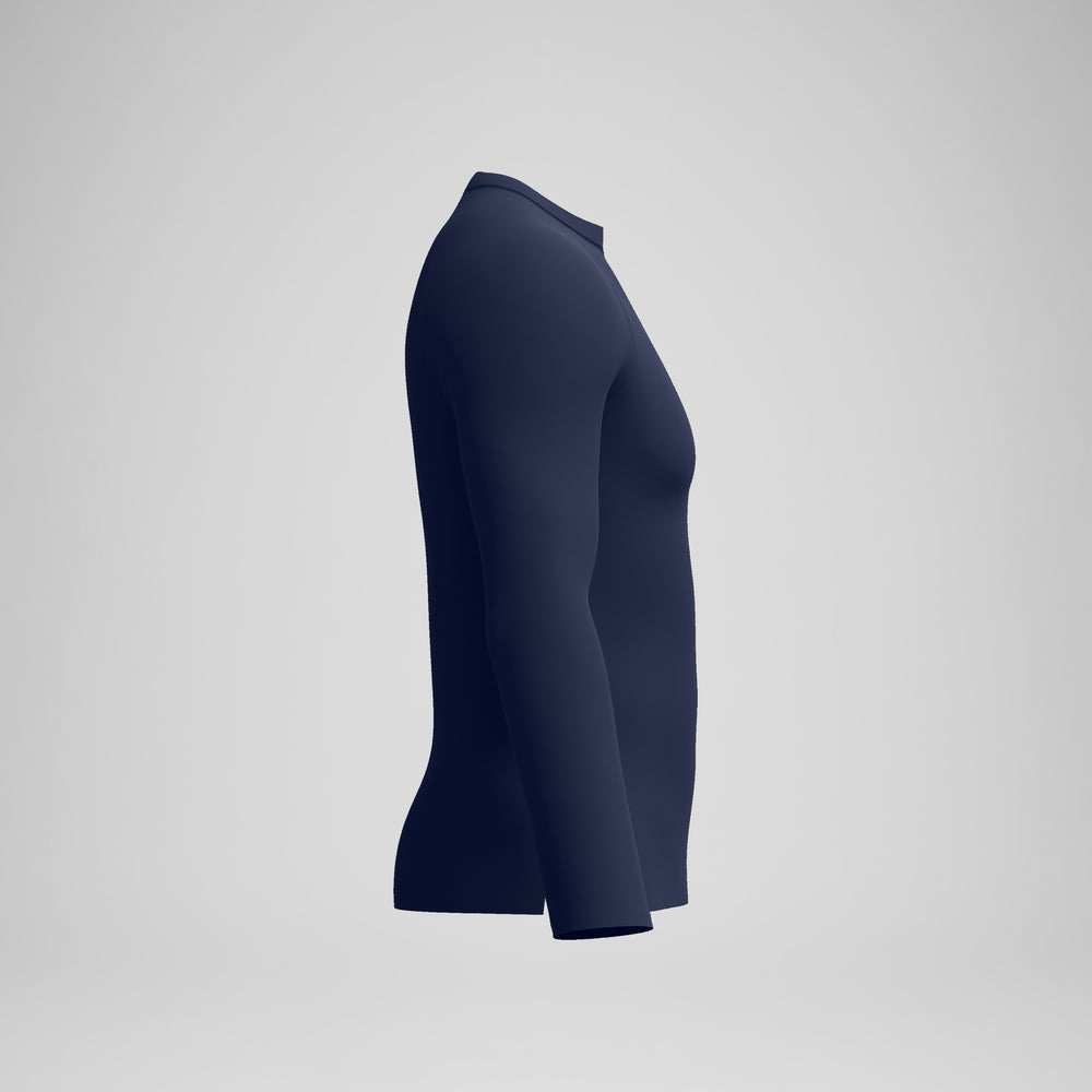스피도 남성 붐 솔리드 롱슬리브 래쉬가드 긴팔 티셔츠 Peacoat, 2XL 이미지 6
