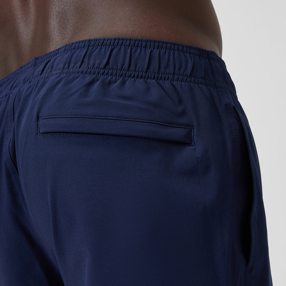 스피도 남성 클래식 솔리드 르돈도 엣지 발리 14인치 트렁크 반바지 수영복 Navy - 상세 이미지 3