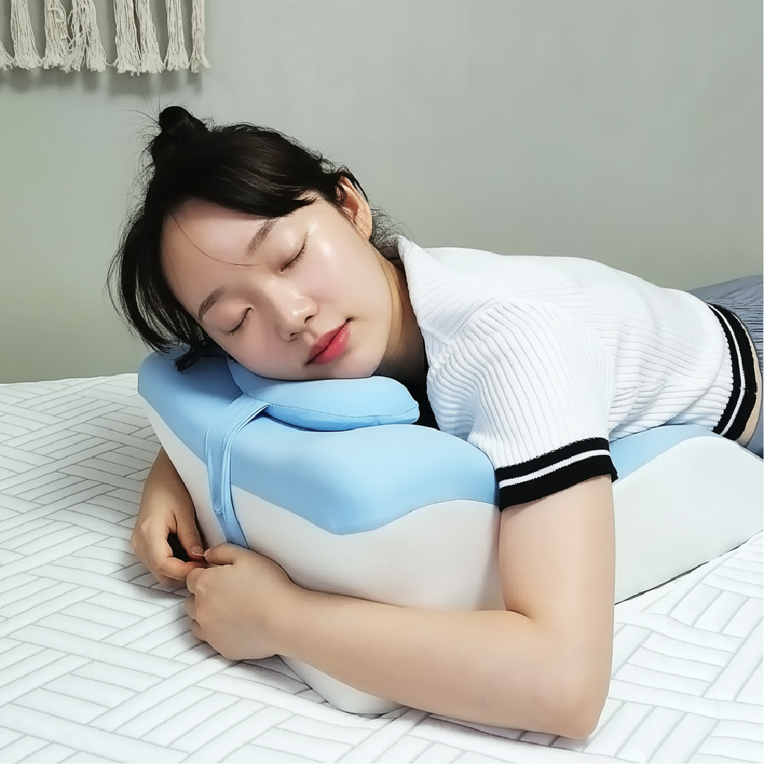 엎드려자는 베개 역류성식도염 쿠션 역류방지 다리 발 무릎 베개