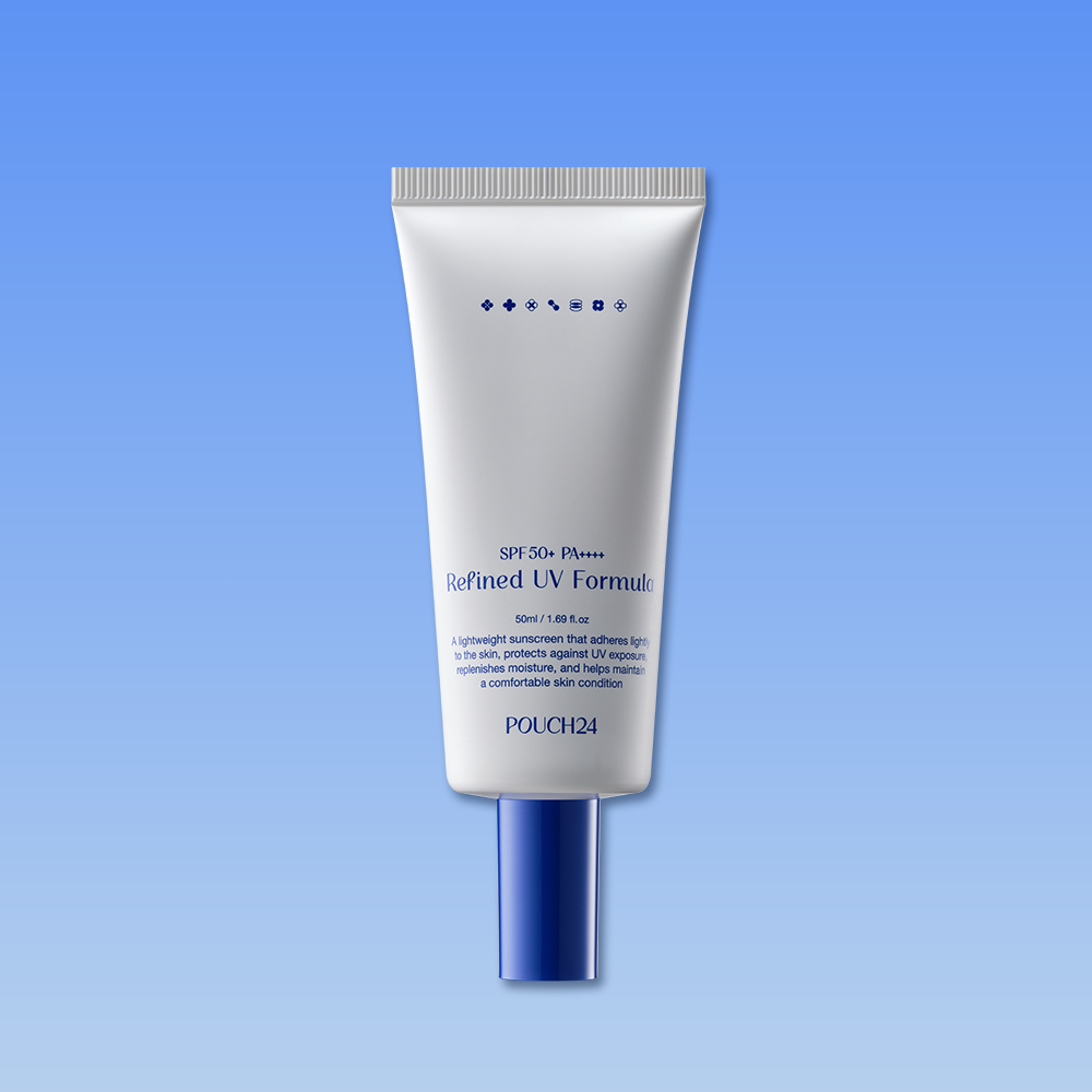 파우치24 리파인드 UV 포뮬러 혼합자차 수분 선크림 50ml (SPF50+ PA++++) - 상품 이미지