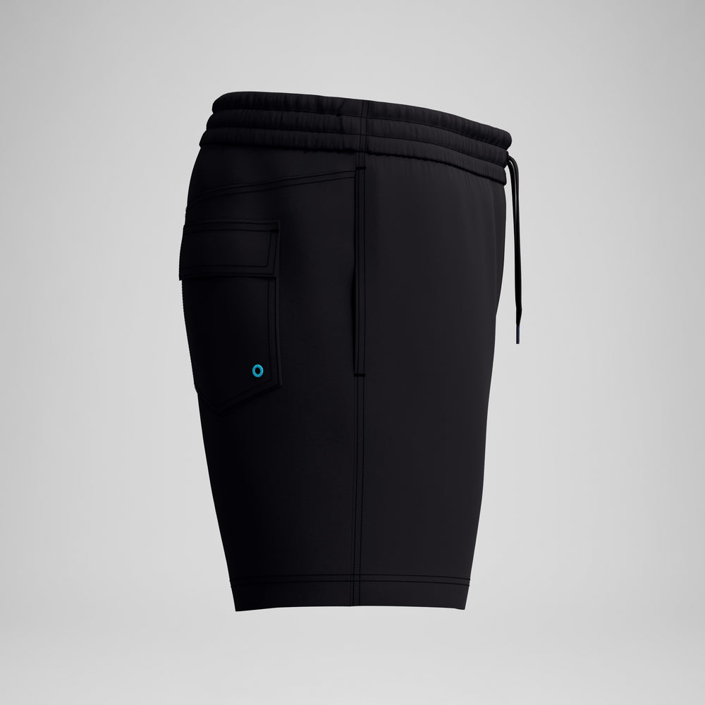 스피도 남성 메들리 로고 쇼츠 트렁크 반바지 수영복 Anthracite/HRR 이미지 6