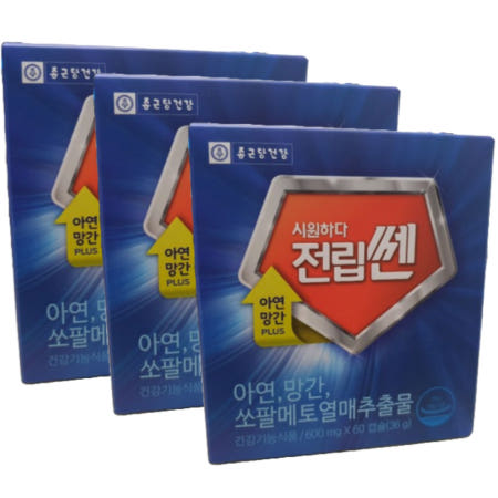 종근당건강 시원하다 전립쎈 쏘팔메토 3박스 6개월분