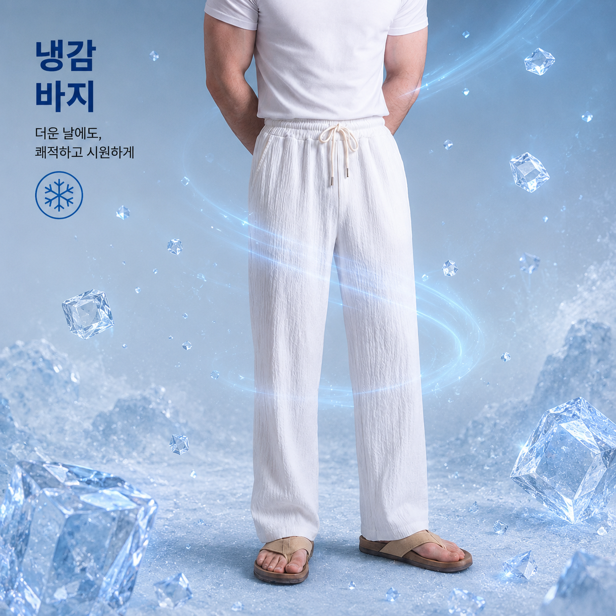 시원한 여름 남자 냉감 코디 세트 - 상세 이미지 3