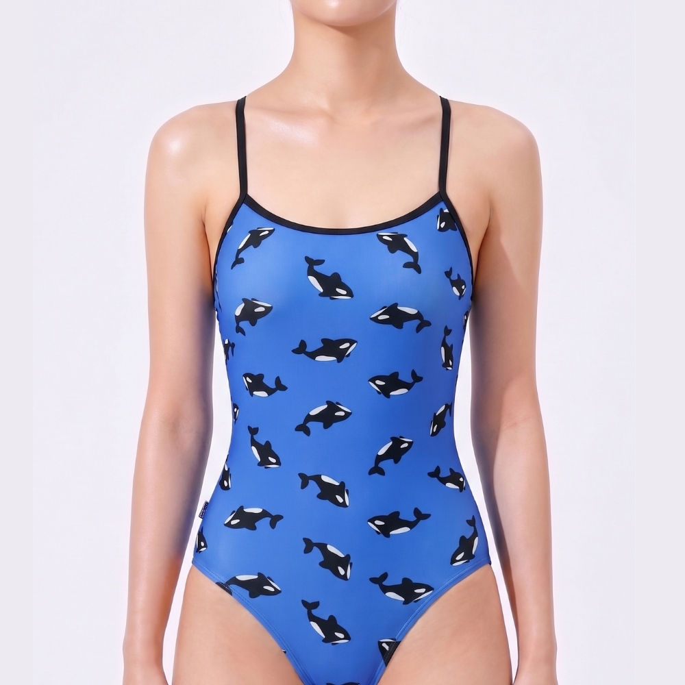 니어썸머 범고래 수영복 orca swimsuit