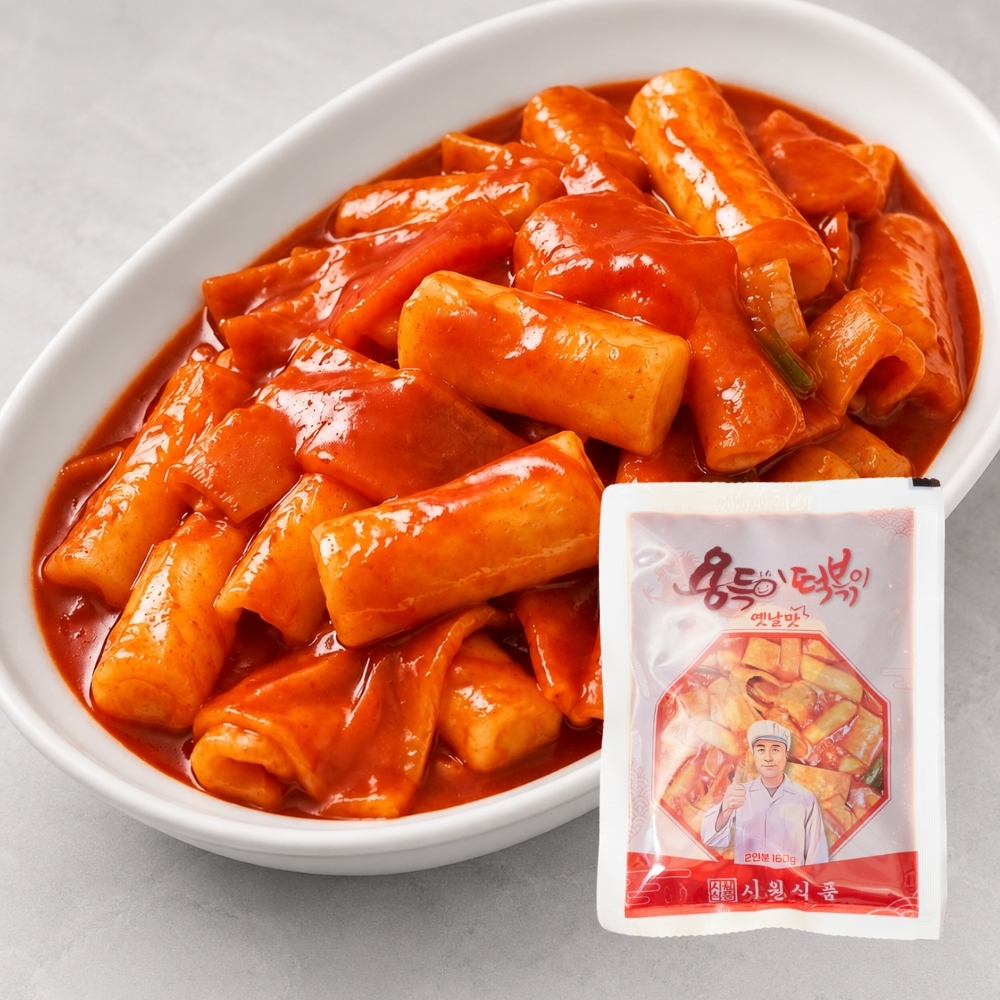 용득이 쌀 떡볶이 2인분 밀키트 옛날떡볶이, 560g, 3개 - 상세 이미지 4