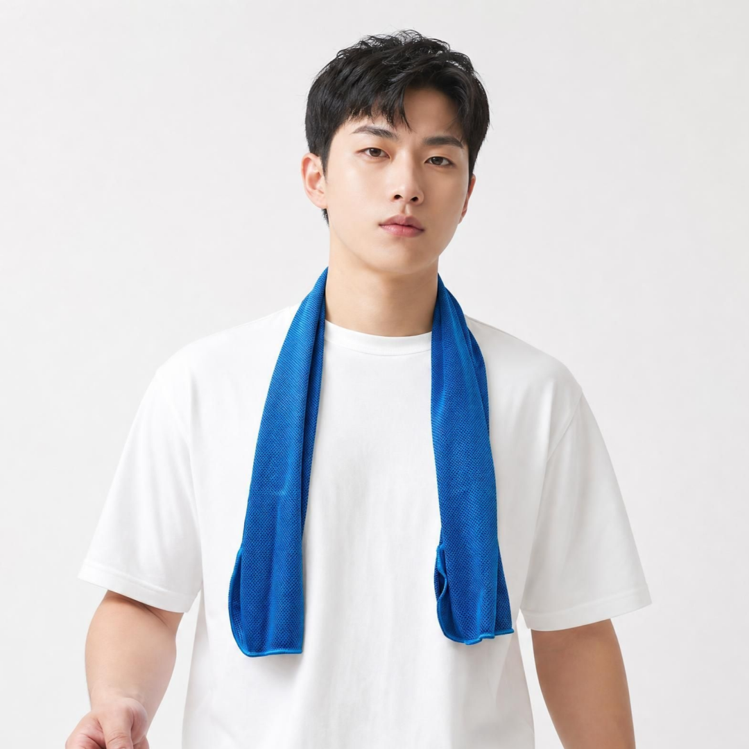 쿨링타올 여름 목수건 쿨 냉감 목도리 목아이스팩 105cm - 상세 이미지 3