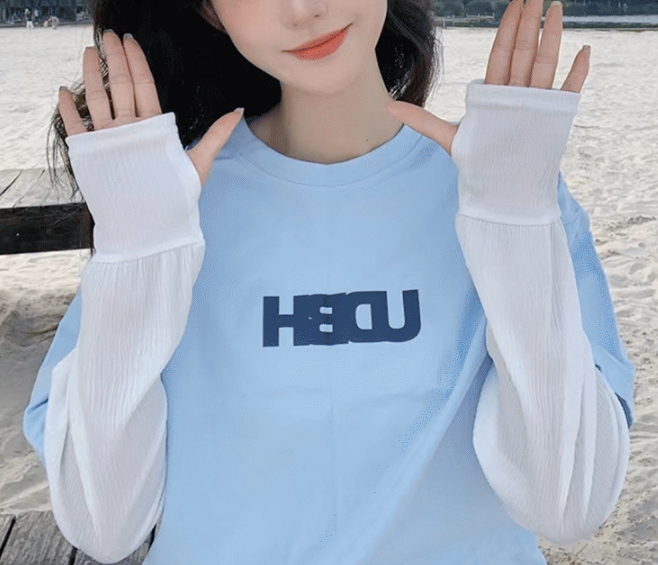 보리별 플리츠 쿨토시 자외선차단 팔토시 넉넉한핏 손등커버 냉감 여름 운전 등산 이미지 6
