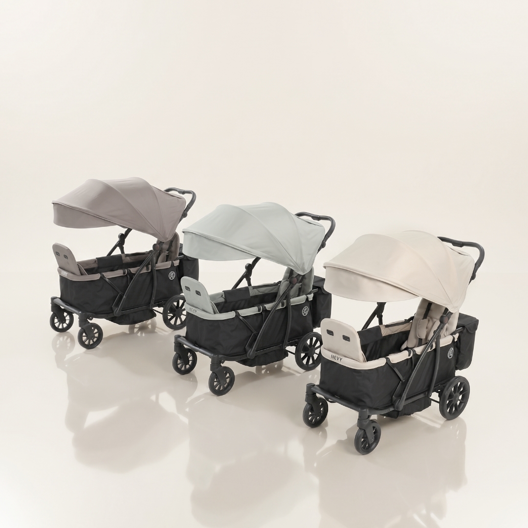 NUVYTAVO 웨건MT3 유모차형 유아웨건 원액션 원터치 슬림폴딩 접이식 유모차 - 상품 이미지