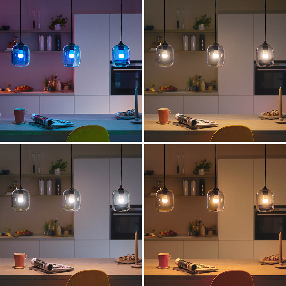필립스 위즈 컬러 앰비언스 E14 LED 스마트 전구 4.5W 이미지 7