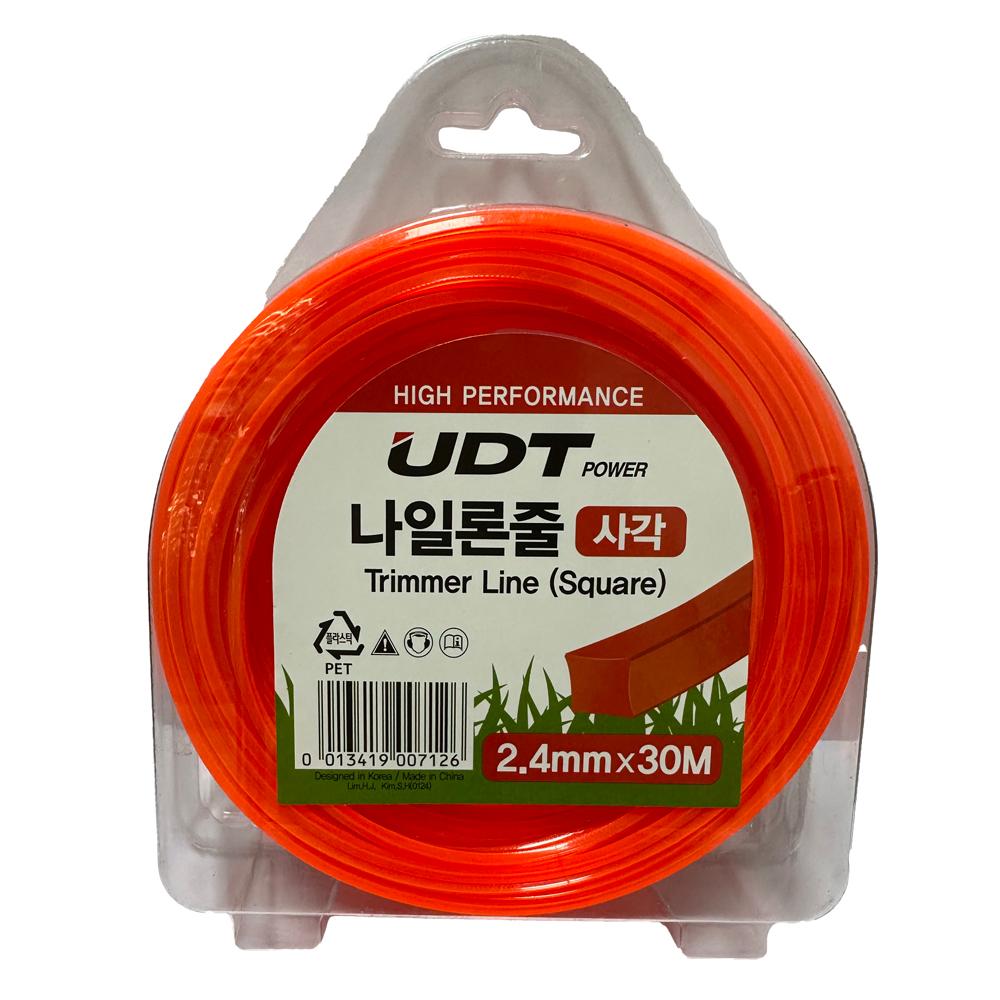 UDT 예초기 나이론줄 사각형 2.4mm - 30M 예초기날 - 상세 이미지 2