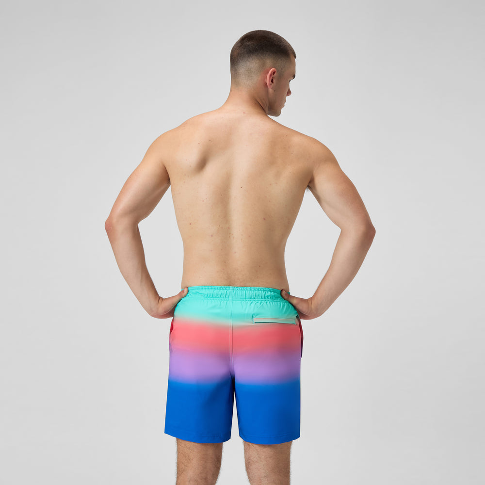 스피도 남성 프린트 르돈도 엣지 발리 트렁크 반바지 수영복 Multi-color, 2XL - 상세 이미지 4