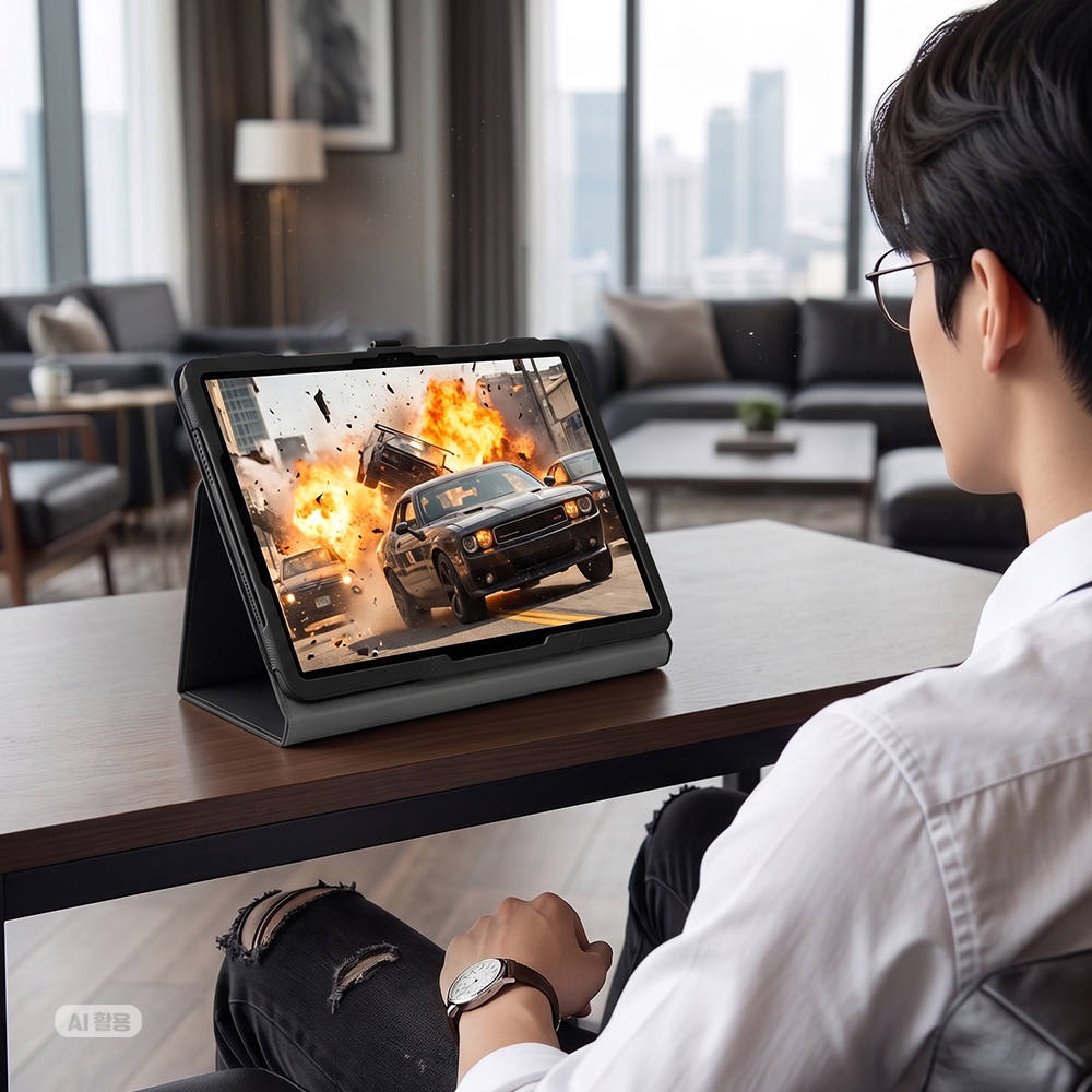 iPlay70 Max Pro 13 케이스 다이어리 가죽 북커버 ALLDOCUBE 올도큐브 블랙, iPlay70 Max Pro 13 이미지 6