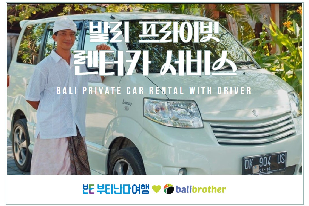 [발리] 우리끼리 프라이빗 렌터카 투어｜기사 포함 6시간·10시간 - 상품 이미지