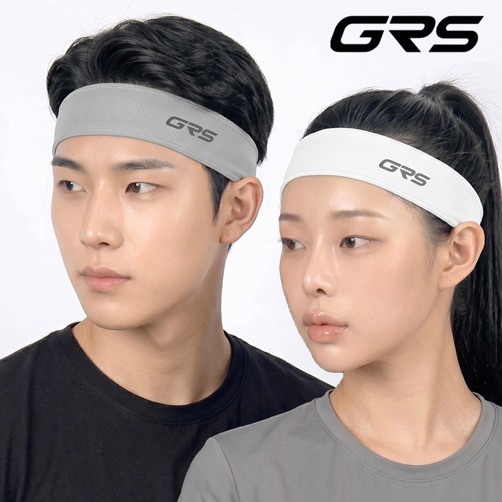 GRS 아이스 메쉬 쿨 땀흡수 운동 헤어밴드 러닝 땀흘림방지 머리 헤드밴드 - 상품 이미지