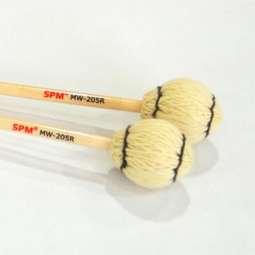 SPM 마림바말렛 MW-205R 울실 소프트 갈대핸들 1조 - 상품 이미지