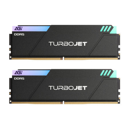 에센코어 AGI DDR5-6000 CL30 TURBOJET UD858 RGB 블랙 패키지 서린 (32GB(16Gx2))