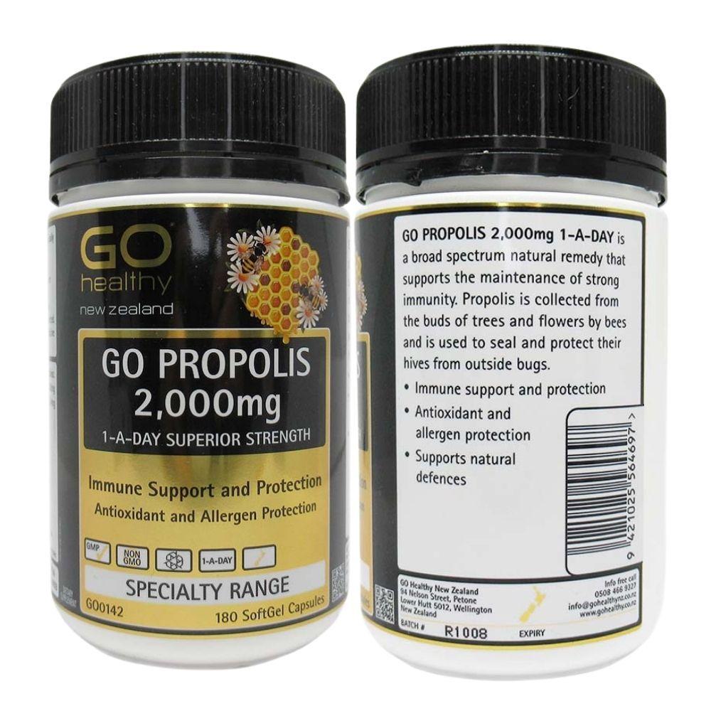 고헬씨 뉴질랜드 프로폴리스 2000mg 180 소프트젤캡슐 X2개 360캡슐 - 상세 이미지 4