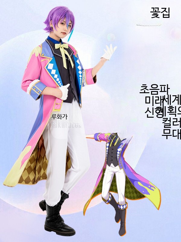 카미시로 루이 원더쇼 유닛 의상 코스프레 프로젝트 세카이 컬러풀 스테이지 코스튬 옷 행사 촬영 - 상세 이미지 2