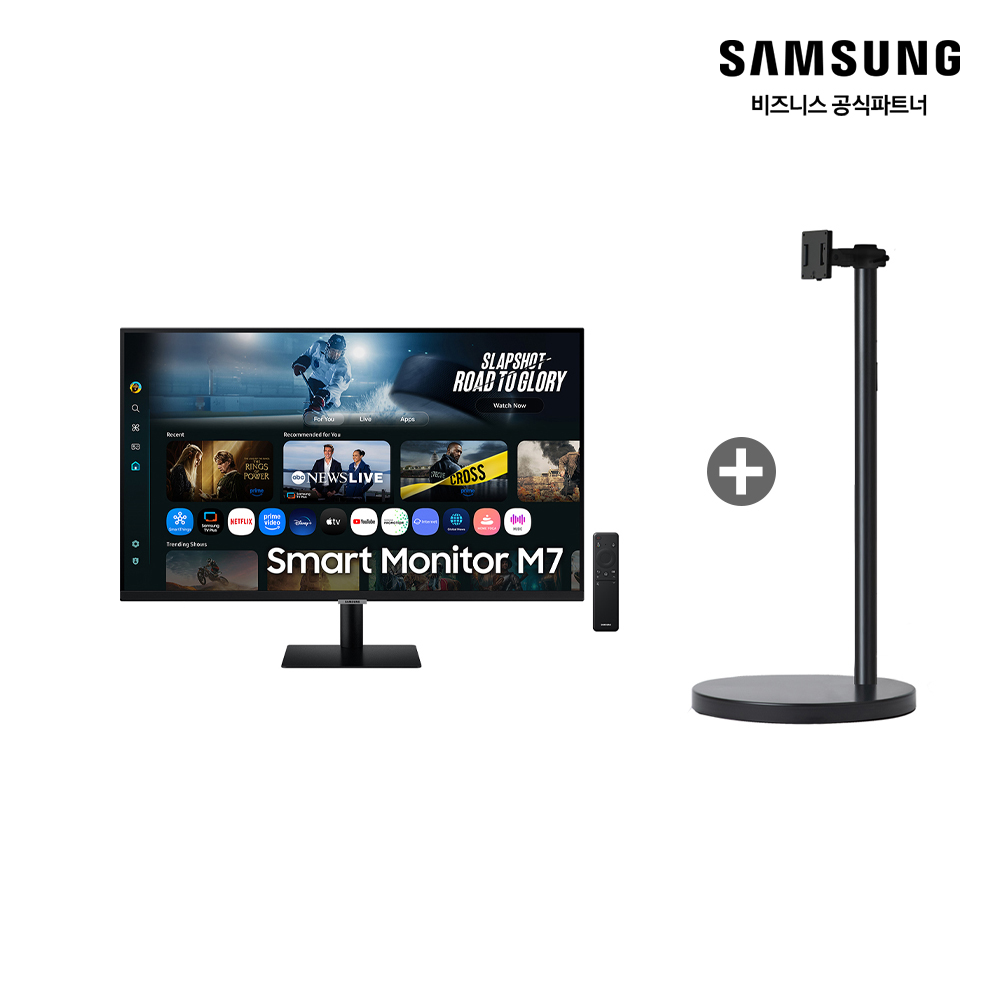 삼성 AI 스마트모니터 무빙스타일 M7 80cm 4K UHD LS32FM702U-1BB 삼성기사설치 - 상품 이미지
