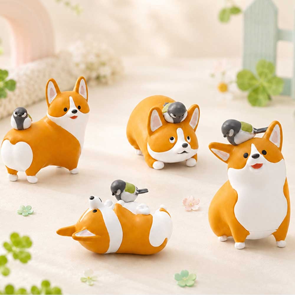 Capsule random gacha set featuring Kogimaru and Park Sae mascots, with four collectible figures.