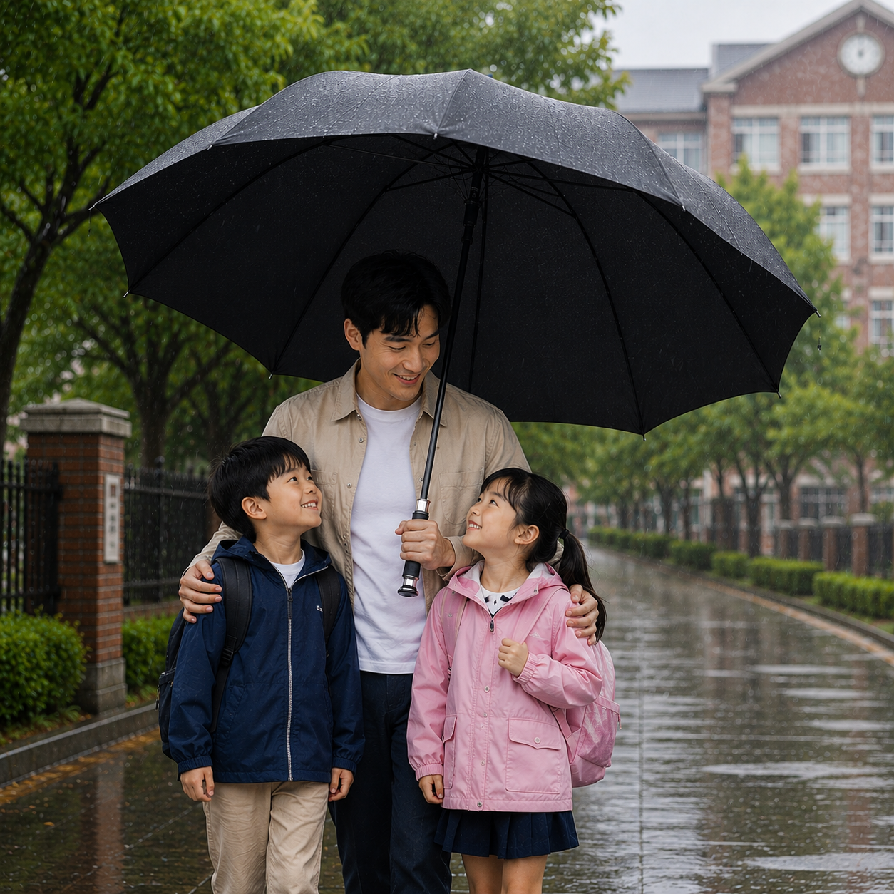 장우산 2개 골프 빅사이즈 자동우산 - 상품 이미지