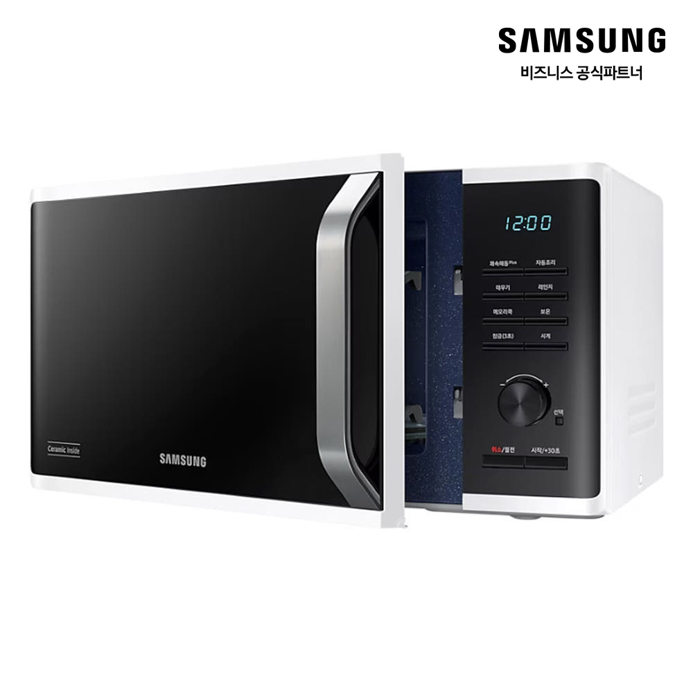 삼성 세라믹 전자레인지 23L MS23C3535A (소상공인제품) 화이트 제품 이미지
