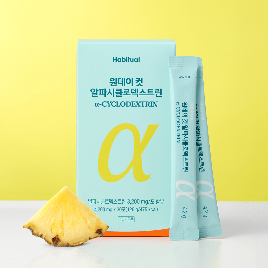 와이즐리 원데이 컷 알파시클로 덱스트린, 파인애플맛 30포, 3개 - 상품 이미지