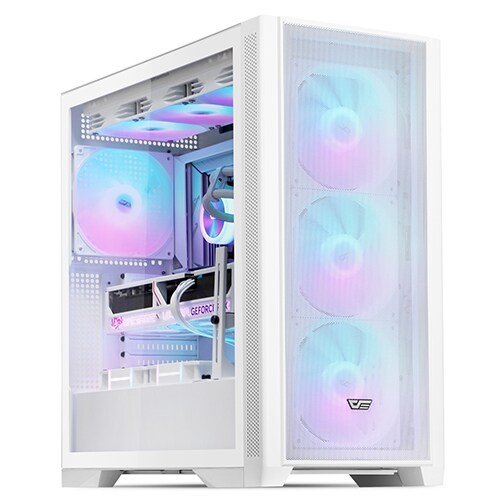 주연테크 시프트 인텔 코어i5 14600K 반본체 DDR5 32G NVMe 1T 게이밍 컴퓨터 DF446KHFV-32G1T 화이트 - 상세 이미지 3