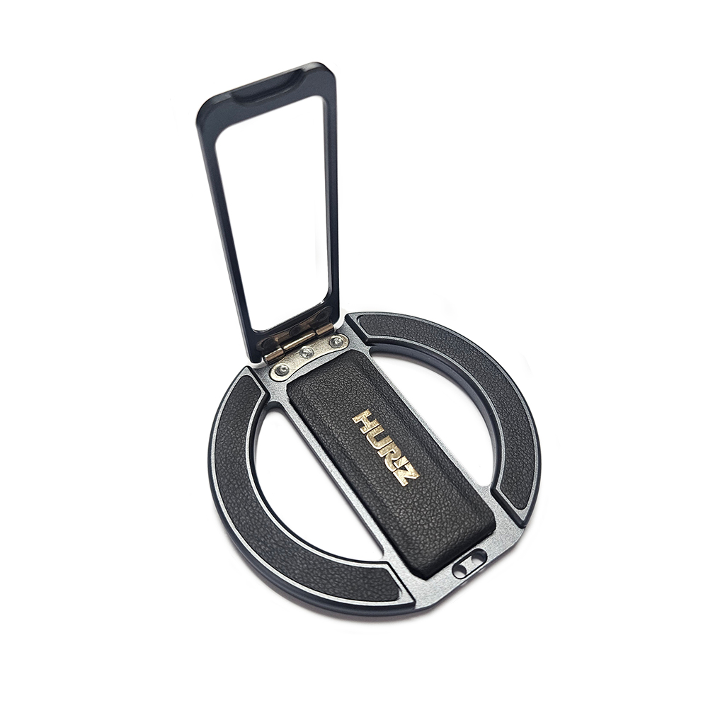 휴라이즈 HR-MacFold Pro 블랙 맥세이프 맥폴딩 마그네틱 히든 그립 스탠드 레더톡 - 상세 이미지 5