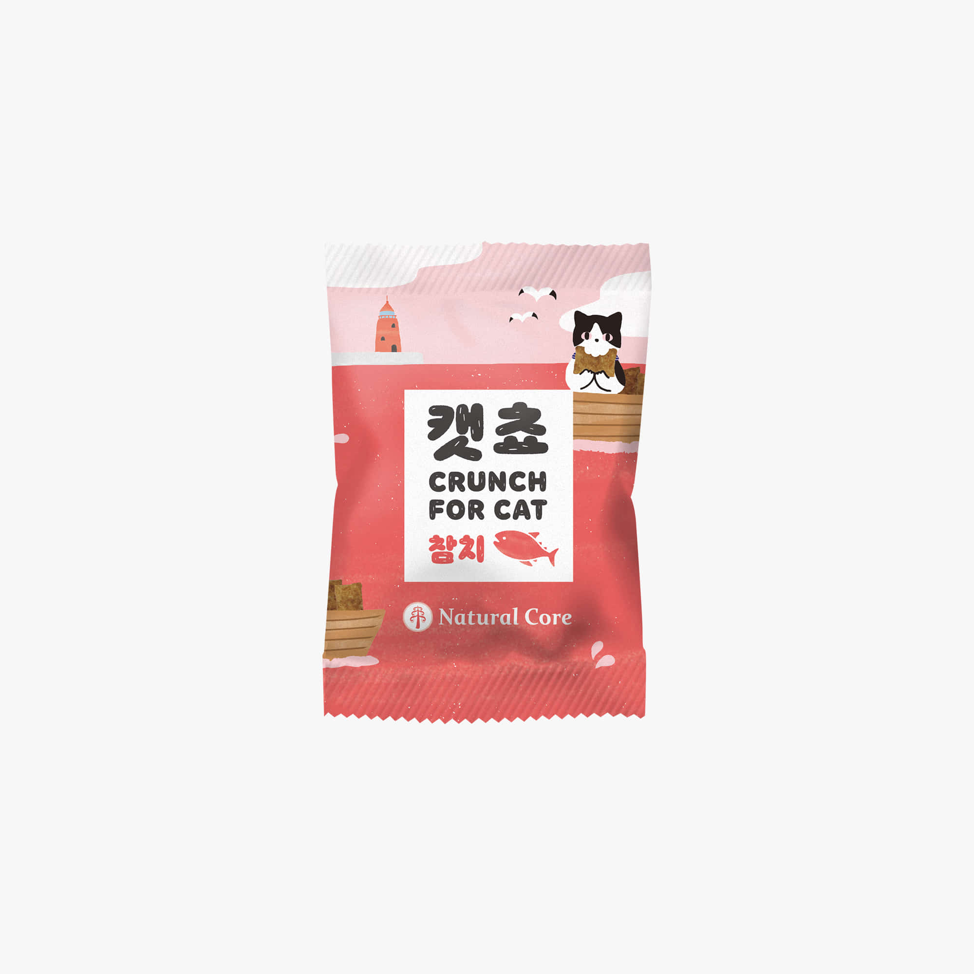 [+N포인트 2천] 네츄럴코어 캣쵸 치석제거 이빨과자 참치, 60g, 5개 - 상세 이미지 4