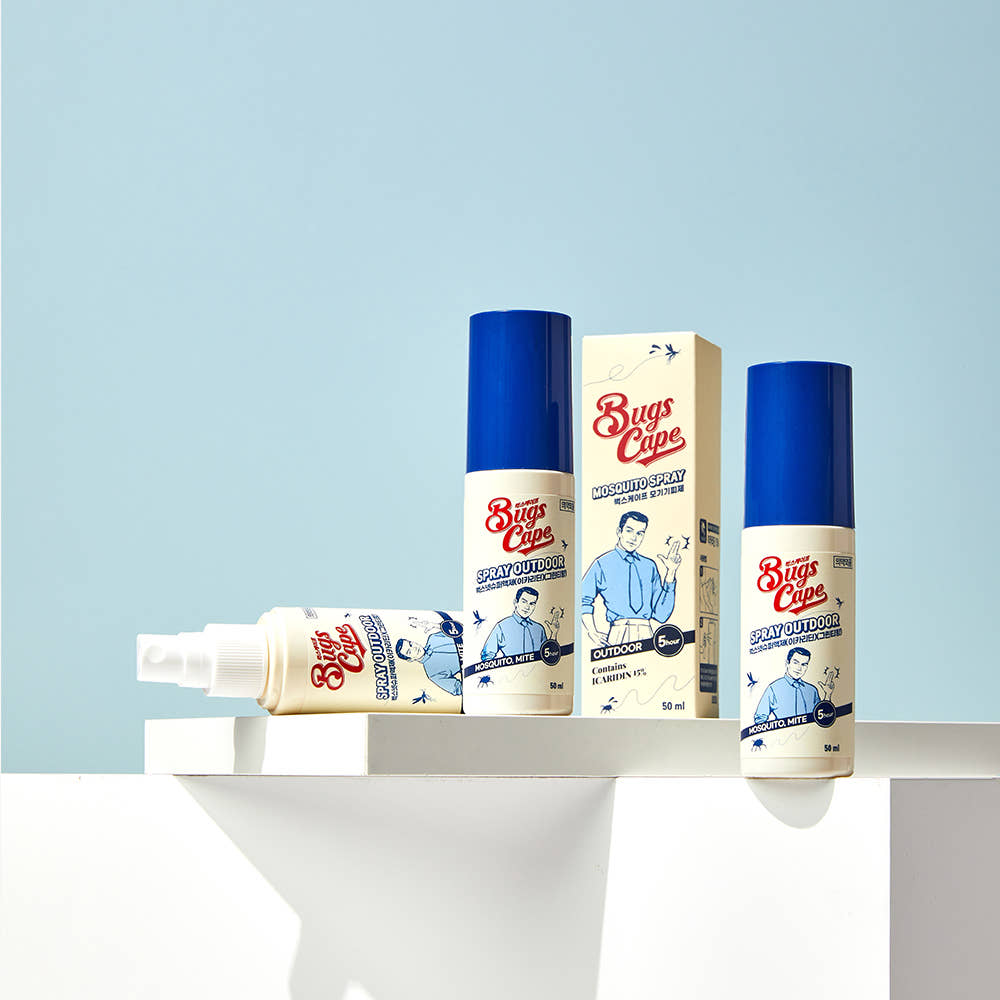 [1+1+1] 굿잠 벅스케이프 스프레이 아웃도어 50ml 3개 / 유아 아기 임산부 모기기피제 진드기기피제 벌레기피제 해충퇴치제 스프레이 - 상세 이미지 4