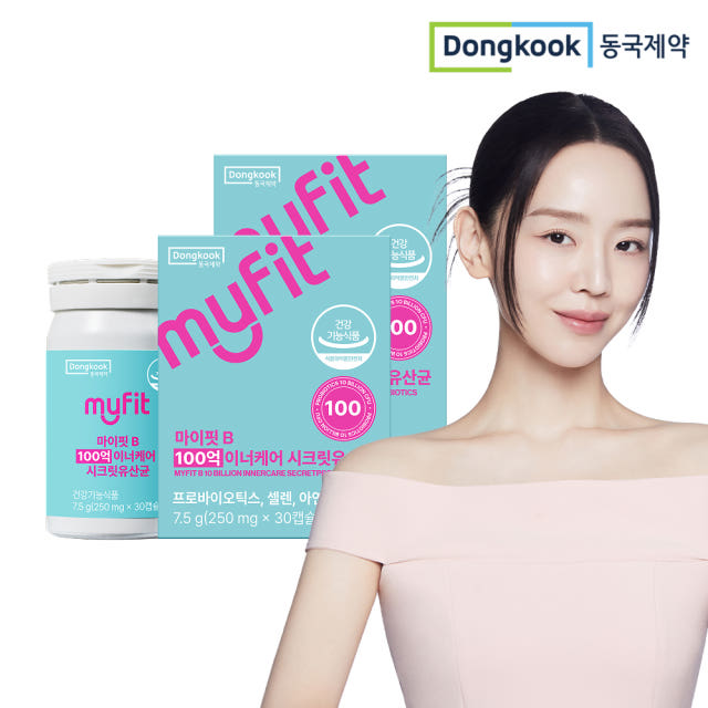 동국제약 마이핏B 시크릿유산균 여성 질 유래 100억 프로바이오틱스