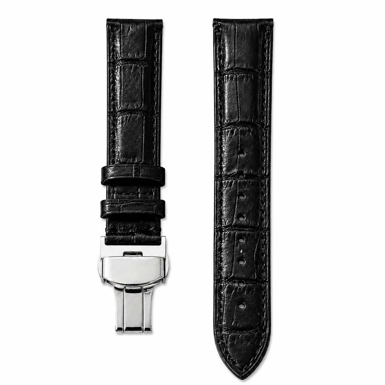 해밀턴 카키필드스트랩 20mm 디버클 가죽시계줄 - 상세 이미지 5