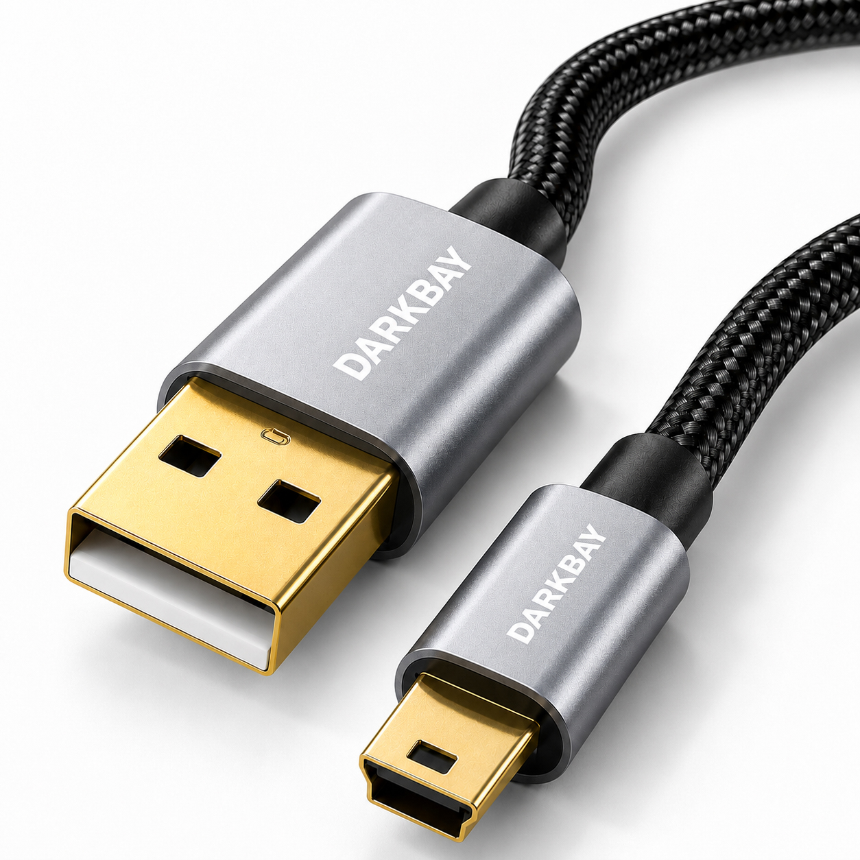 다크베이 USB 2.0 미니5핀 외장하드 카메라 하이패스 케이블 0.3m 상품 이미지